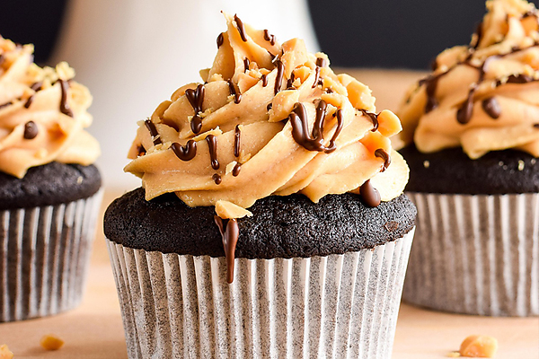 Chocolate Salted Caramel Cupcakes