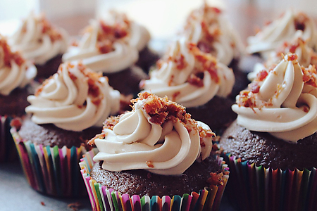 chocolate and salted caramel cupcakes