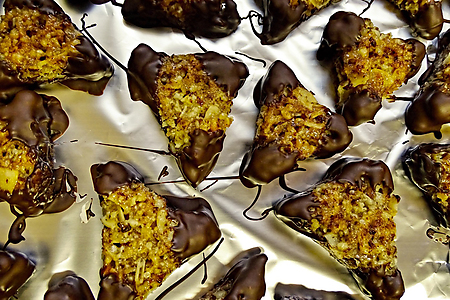 Nutty Choc Triangles 