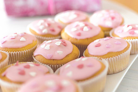 Pink cupcakes mothers day