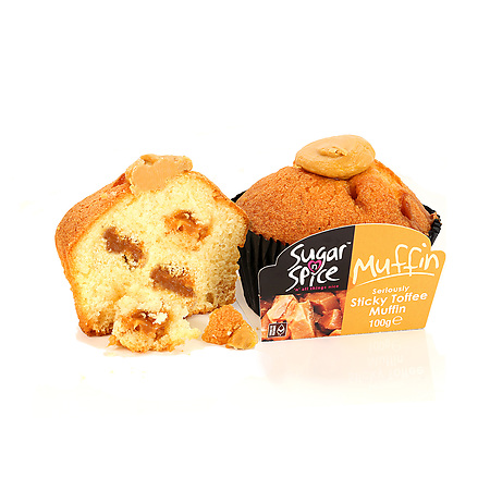 Sticky Toffee Muffin White 