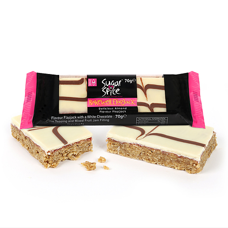 Bakewell Flapjack Slice White 