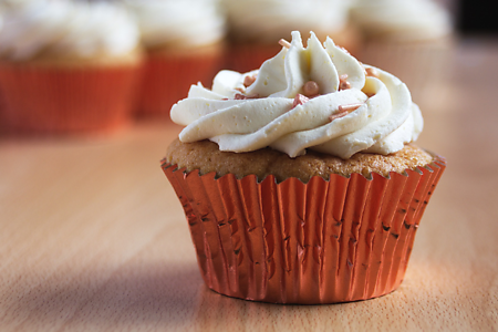 Pumpkin and orange cupcakes 