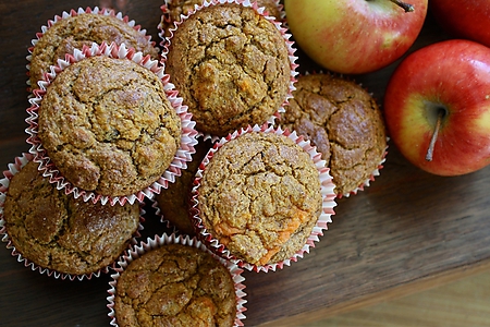 Carrot & Apple Spiced Muffin Recipe